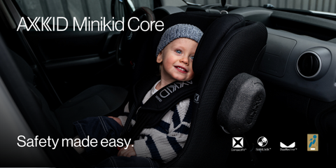 Axkid Minikid_Core Child Car Seat in Black - shop for toddler car seats