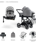Avionaut Avionaut Sirius 2 + Pixel 3 + IQ Orbit Base (3-in-1 Travel System) - Prams and Pushchairs